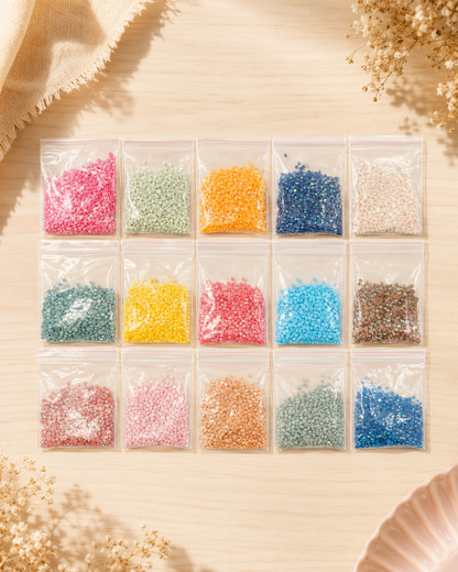 AB Round Diamond Painting Drills – 2.8 mm Colour Refill Pack ca. 1000 pcs