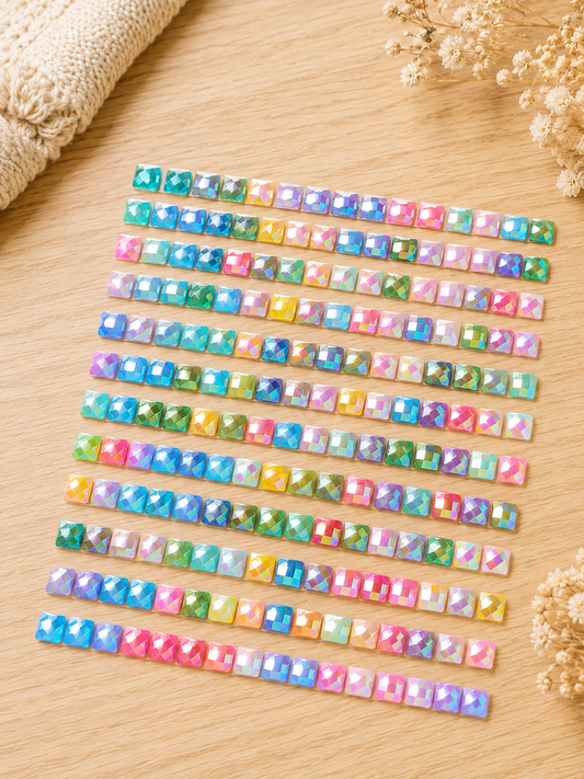 AB Square Diamond Painting Drills –  2.5 mm Single Colour Refill Pack ca. 1000 pcs