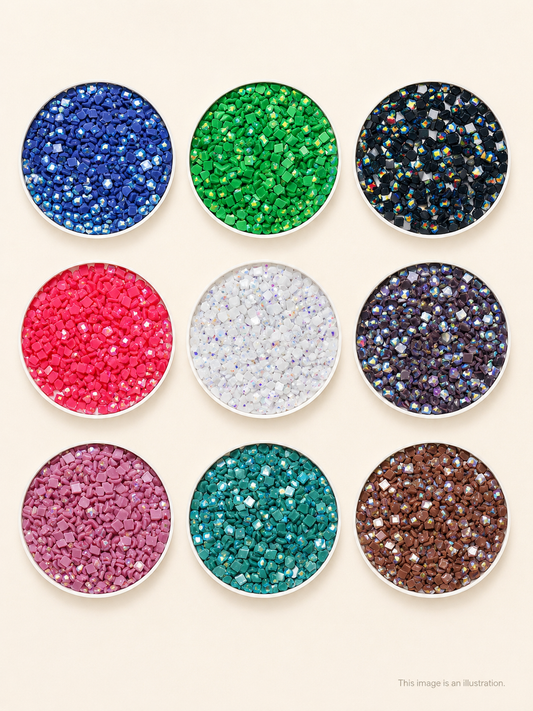 Diamond Painting AB Square Drills – Sparkling Replacement Rhinestones
