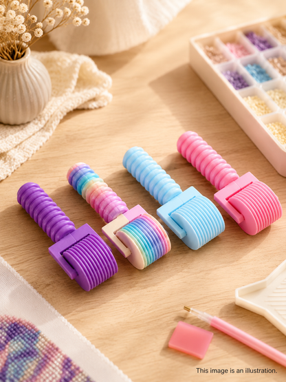 Diamond Painting Roller Tool – Smooth Canvas & Drill Pressing Accessory