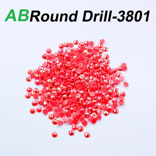 AB Round Diamond Painting Drills – 2.8 mm colour Refill Pack ca. 8000 pcs