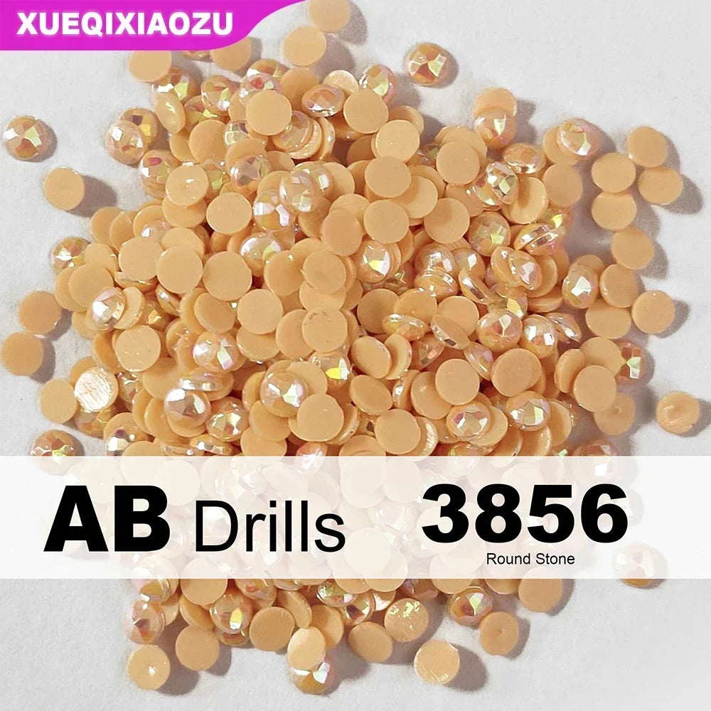 AB Round Diamond Painting Drills – 2.8 mm Colour Refill Pack ca. 1000 pcs