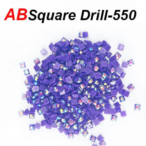 Diamond Painting AB Square Drills – Sparkling Replacement Rhinestones