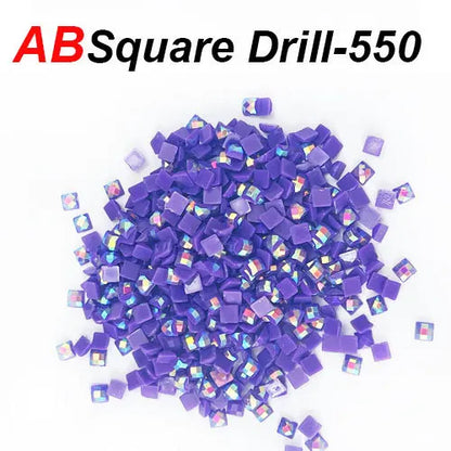 Diamond Painting AB Square Drills – Sparkling Replacement Rhinestones