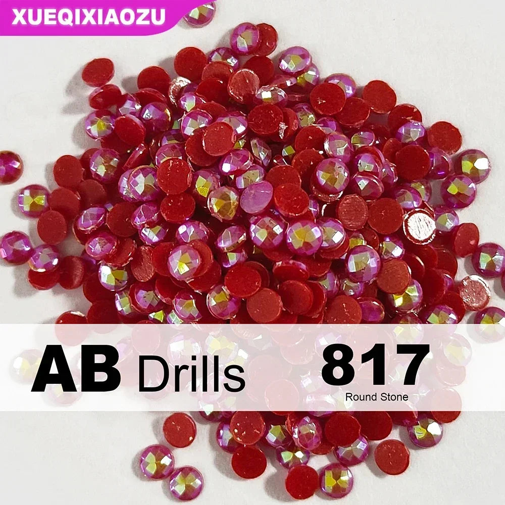 AB Round Diamond Painting Drills – 2.8 mm Colour Refill Pack ca. 1000 pcs