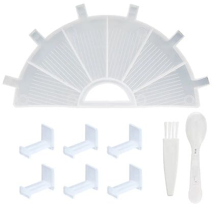 Diamond Painting 6-Grid Palette Tray Set – Drill Sorting & Pouring Tool