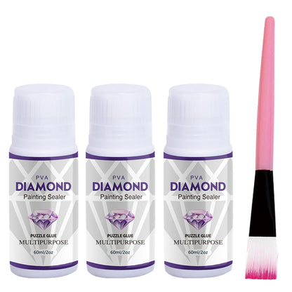 Diamond Painting Sealer Set – 60ml / 200ml Protective Glue