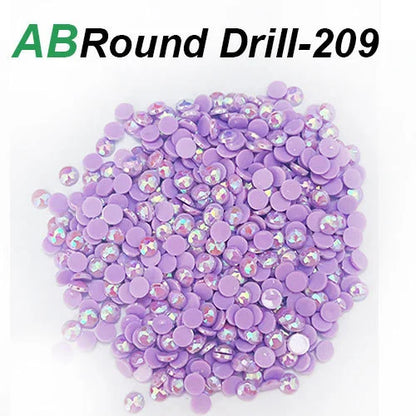 AB Round Diamond Painting Drills – 2.8 mm colour Refill Pack ca. 8000 pcs
