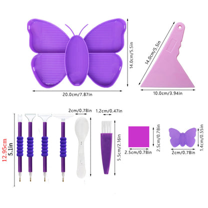 Butterfly Diamond Painting Tray Set – Trays & Tool Kit