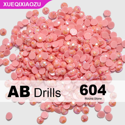 AB Round Diamond Painting Drills – 2.8 mm Colour Refill Pack ca. 1000 pcs