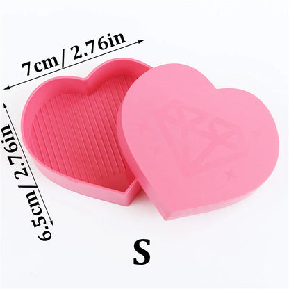 Heart-Shaped Diamond Painting Tray – Drill Sorting Tray