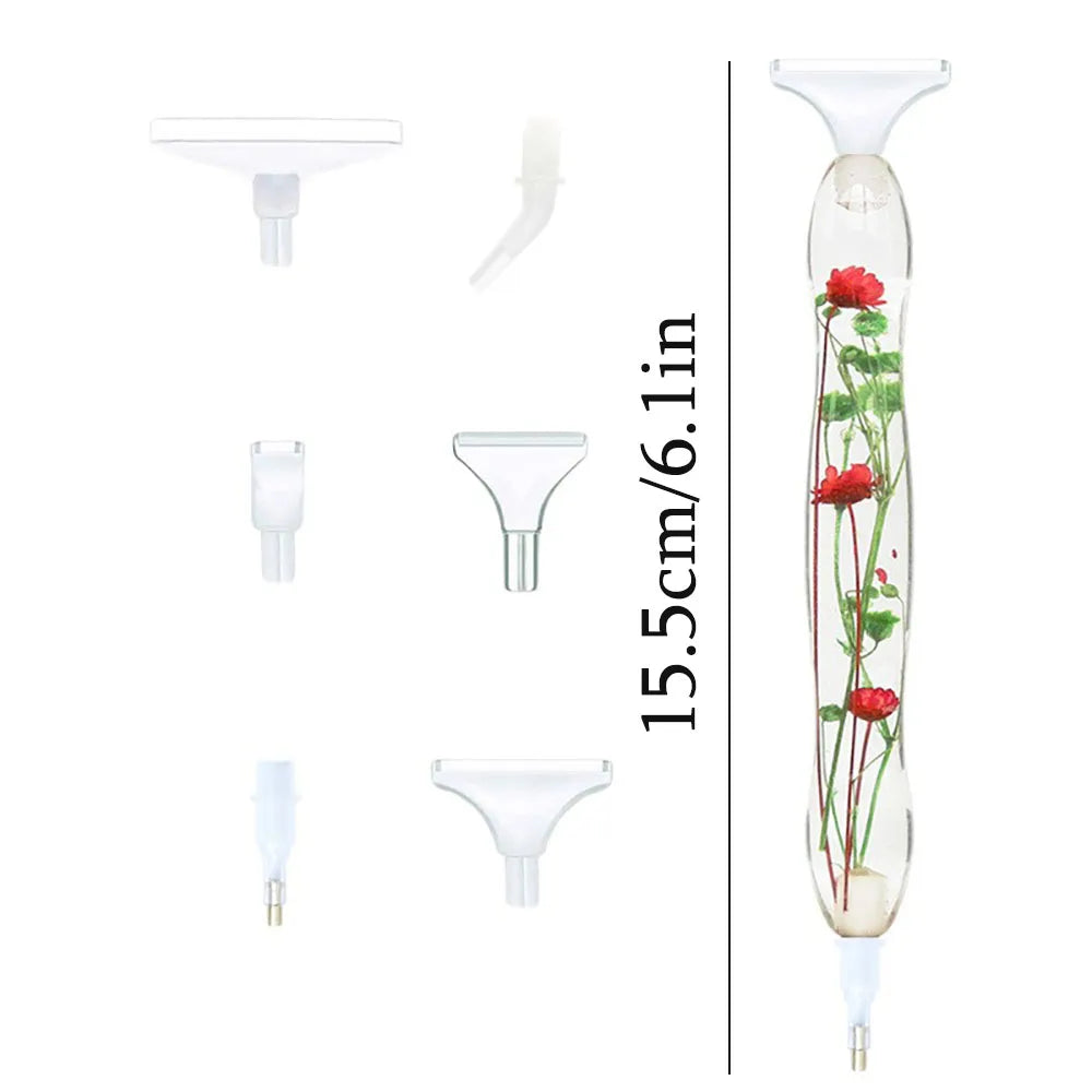 Diamond Painting Flower Resin Pen – Interchangeable Tip Tool