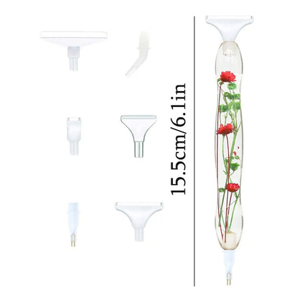 Diamond Painting Flower Resin Pen – Interchangeable Tip Tool