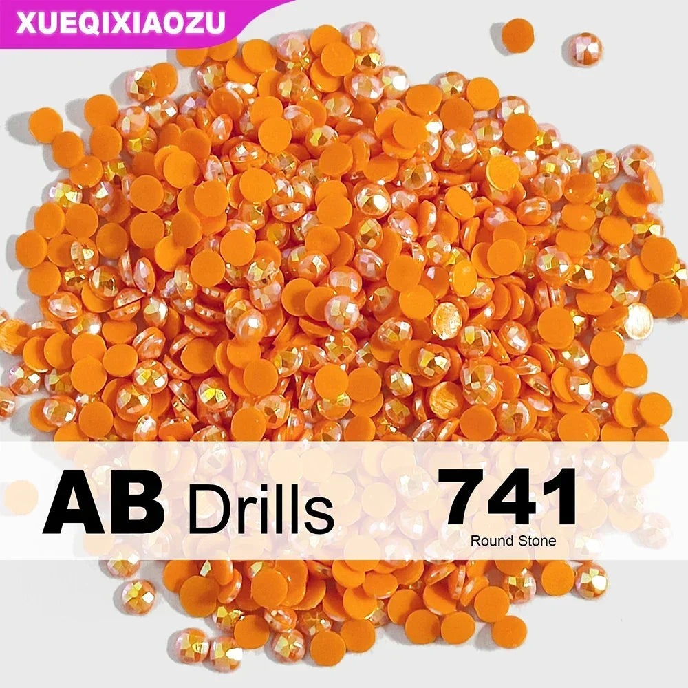 AB Round Diamond Painting Drills – 2.8 mm Colour Refill Pack ca. 1000 pcs