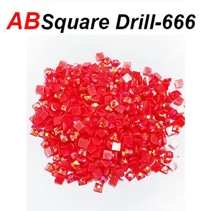 Diamond Painting AB Square Drills – Sparkling Replacement Rhinestones
