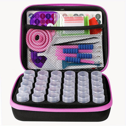 Diamond Painting Tool Storage Bag – 30-Piece Organizer Set
