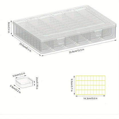 Diamond Painting Storage Box – 61-Piece Drill Organizer Case
