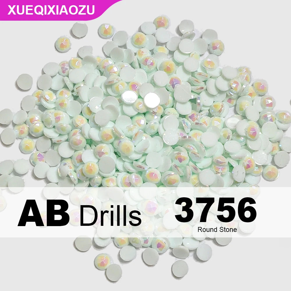 AB Round Diamond Painting Drills – 2.8 mm Colour Refill Pack ca. 1000 pcs