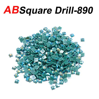 Diamond Painting AB Square Drills – Sparkling Replacement Rhinestones