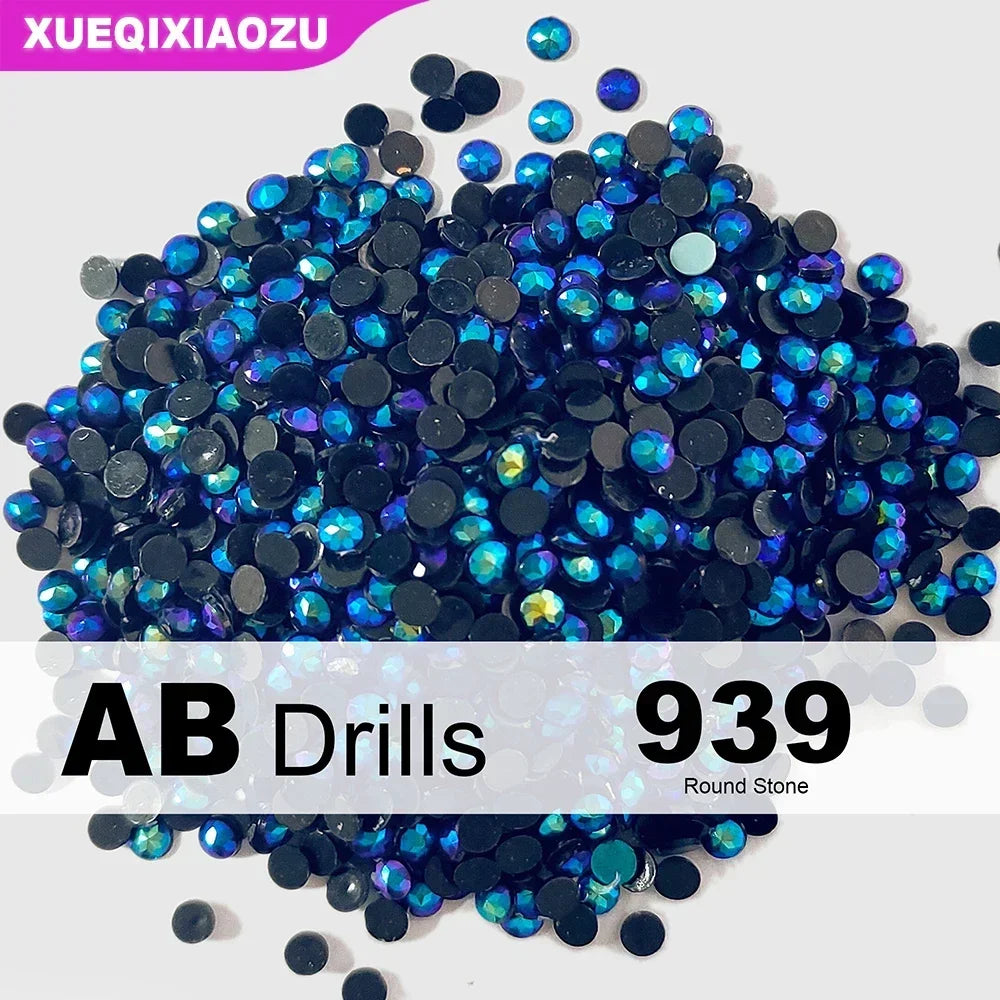 AB Round Diamond Painting Drills – 2.8 mm Colour Refill Pack ca. 1000 pcs