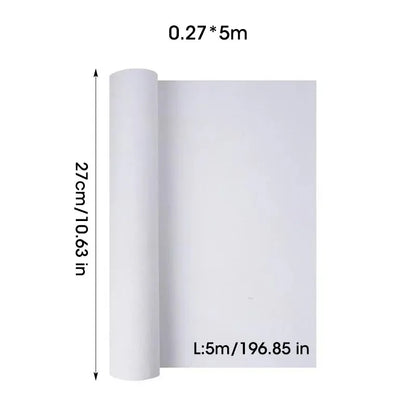 5M Blank Canvas Roll – White Craft & Diamond Painting Canvas Base