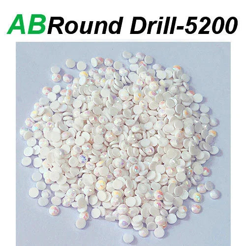 AB Round Diamond Painting Drills – 2.8 mm colour Refill Pack ca. 8000 pcs