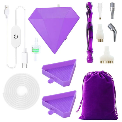 Vacuum Diamond Painting Pen Kit – Electric Drill Placement Tool Set
