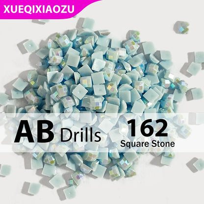 AB Square Diamond Painting Drills –  2.5 mm Single Colour Refill Pack ca. 1000 pcs