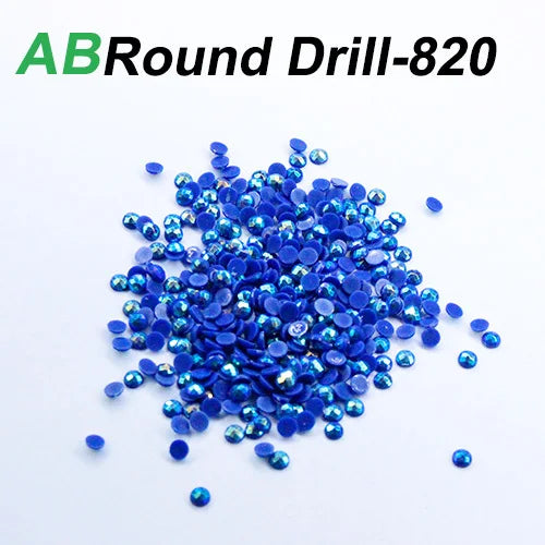 AB Round Diamond Painting Drills – 2.8 mm colour Refill Pack ca. 8000 pcs