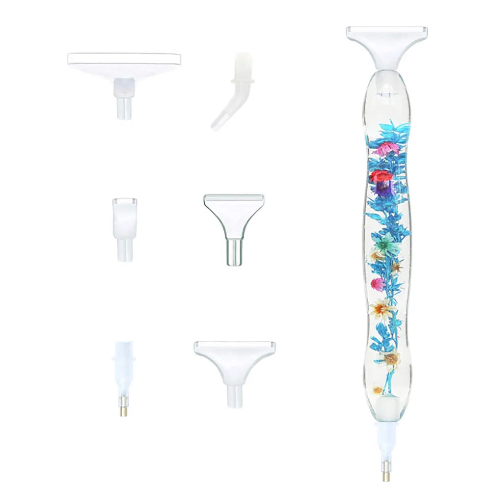 Diamond Painting Flower Resin Pen – Interchangeable Tip Tool