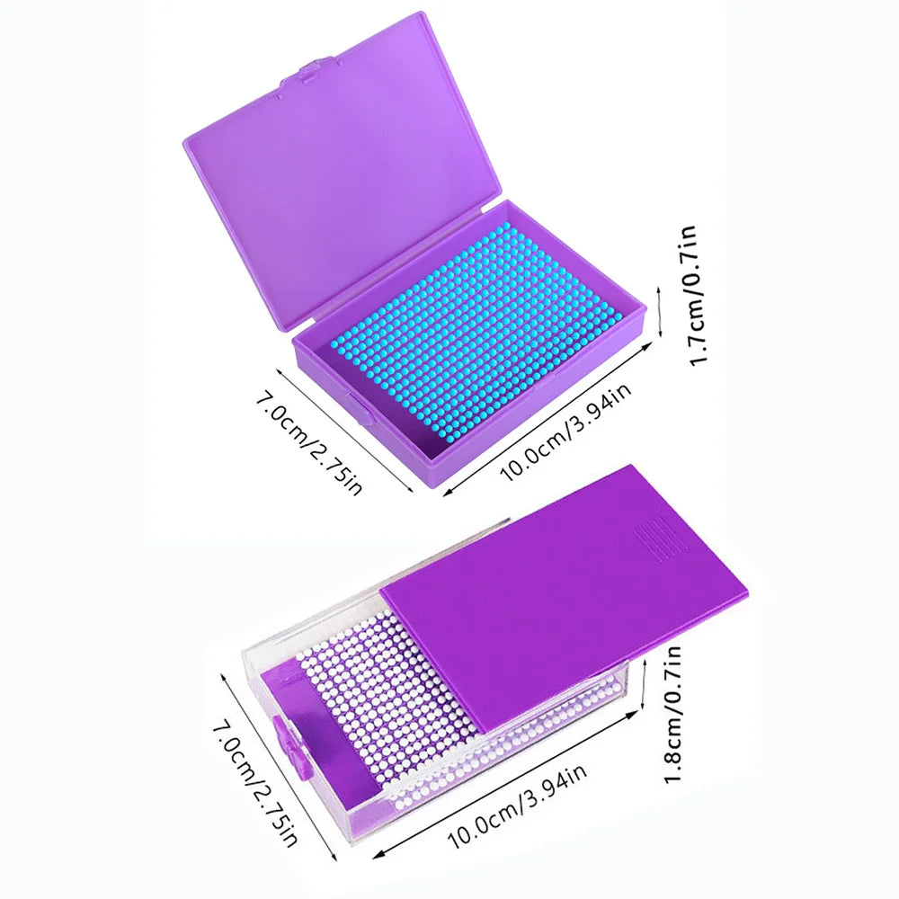 4/6 pcs Diamond Painting Drill Tray Organizer Kit – Stackable Tray Set