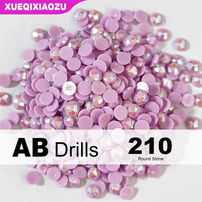 AB Round Diamond Painting Drills – 2.8 mm Colour Refill Pack ca. 1000 pcs