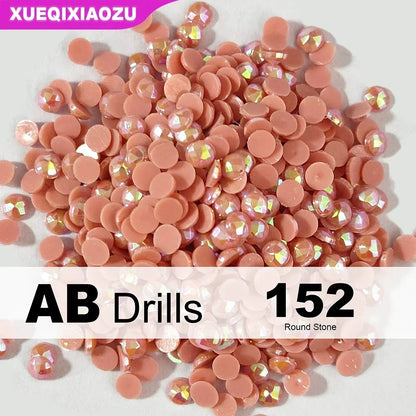 AB Round Diamond Painting Drills – 2.8 mm Colour Refill Pack ca. 1000 pcs