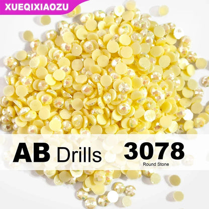 AB Round Diamond Painting Drills – 2.8 mm Colour Refill Pack ca. 1000 pcs
