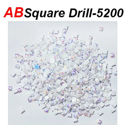 Diamond Painting AB Square Drills – Sparkling Replacement Rhinestones