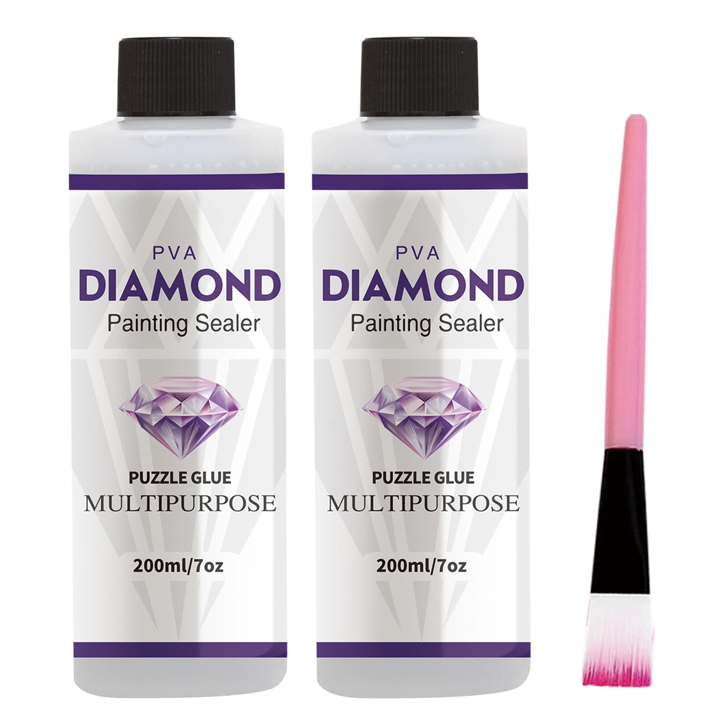 Diamond Painting Sealer Set – 60ml / 200ml Protective Glue
