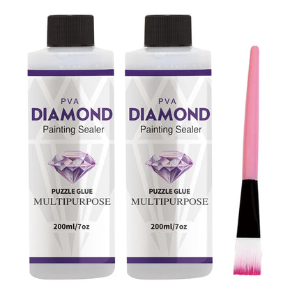 Diamond Painting Sealer Set – 60ml / 200ml Protective Glue