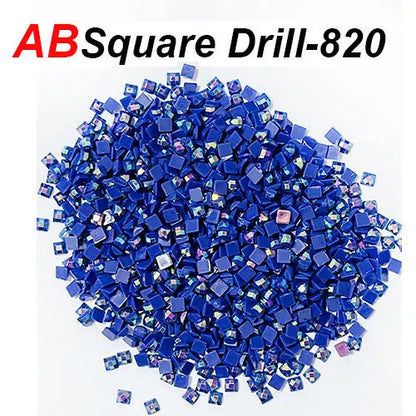 Diamond Painting AB Square Drills – Sparkling Replacement Rhinestones