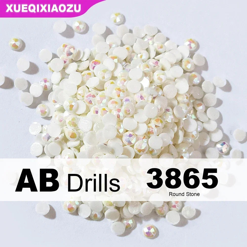 AB Round Diamond Painting Drills – 2.8 mm Colour Refill Pack ca. 1000 pcs