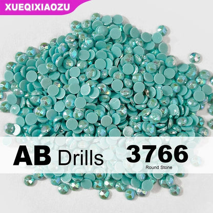AB Round Diamond Painting Drills – 2.8 mm Colour Refill Pack ca. 1000 pcs