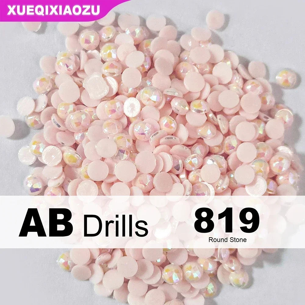 AB Round Diamond Painting Drills – 2.8 mm Colour Refill Pack ca. 1000 pcs