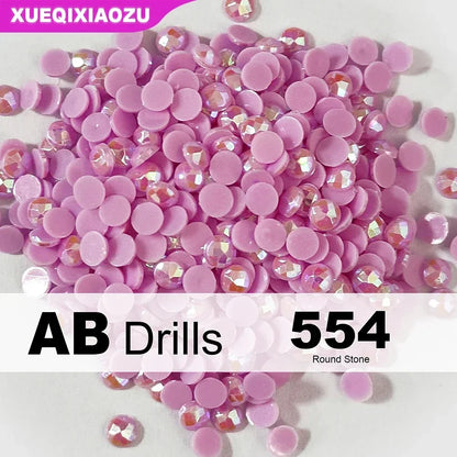 AB Round Diamond Painting Drills – 2.8 mm Colour Refill Pack ca. 1000 pcs