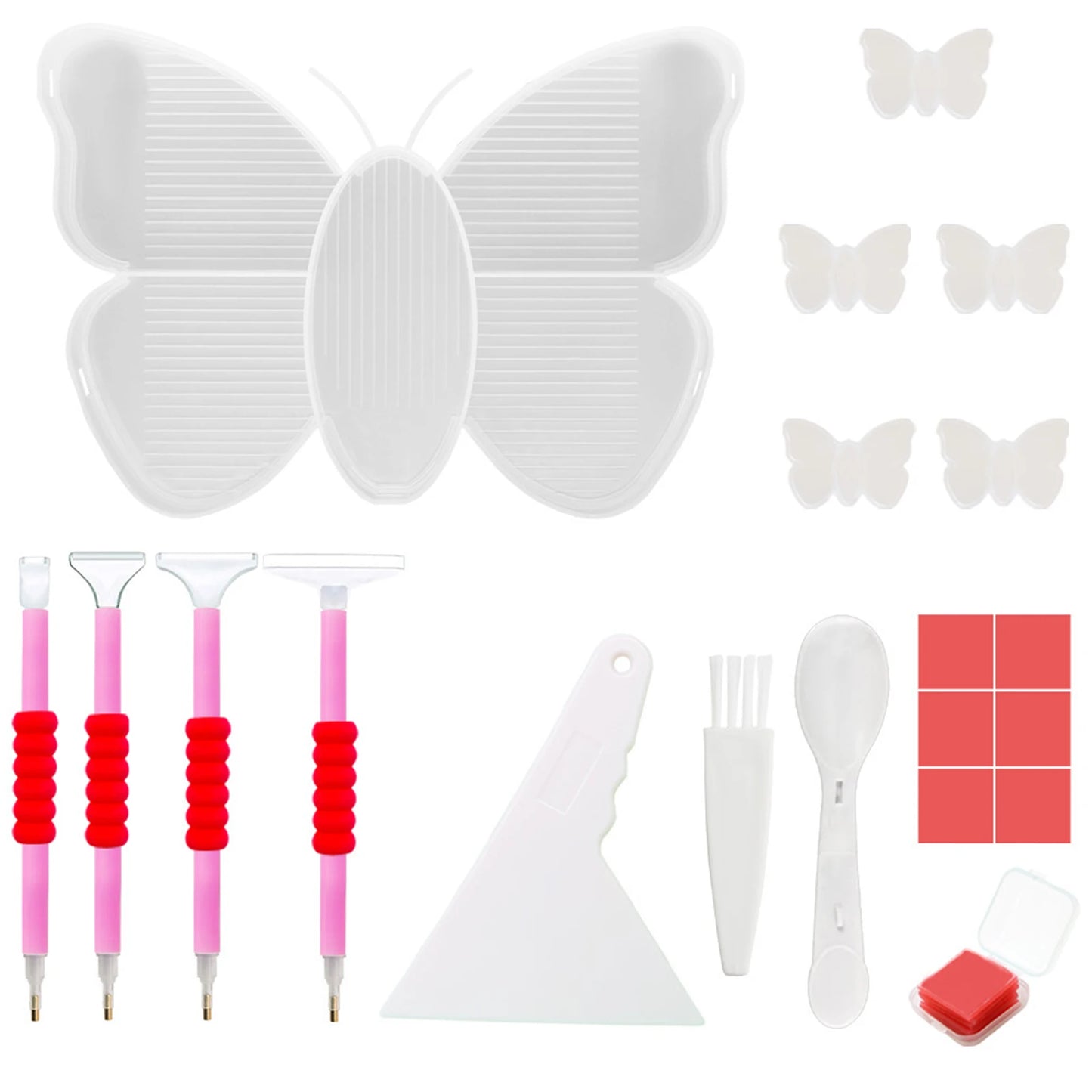 Butterfly Diamond Painting Tray Set – Trays & Tool Kit