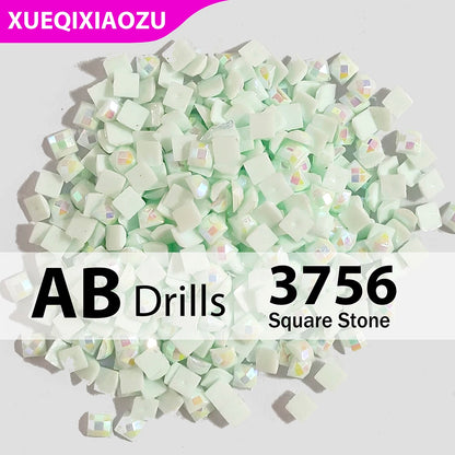 AB Square Diamond Painting Drills –  2.5 mm Single Colour Refill Pack ca. 1000 pcs