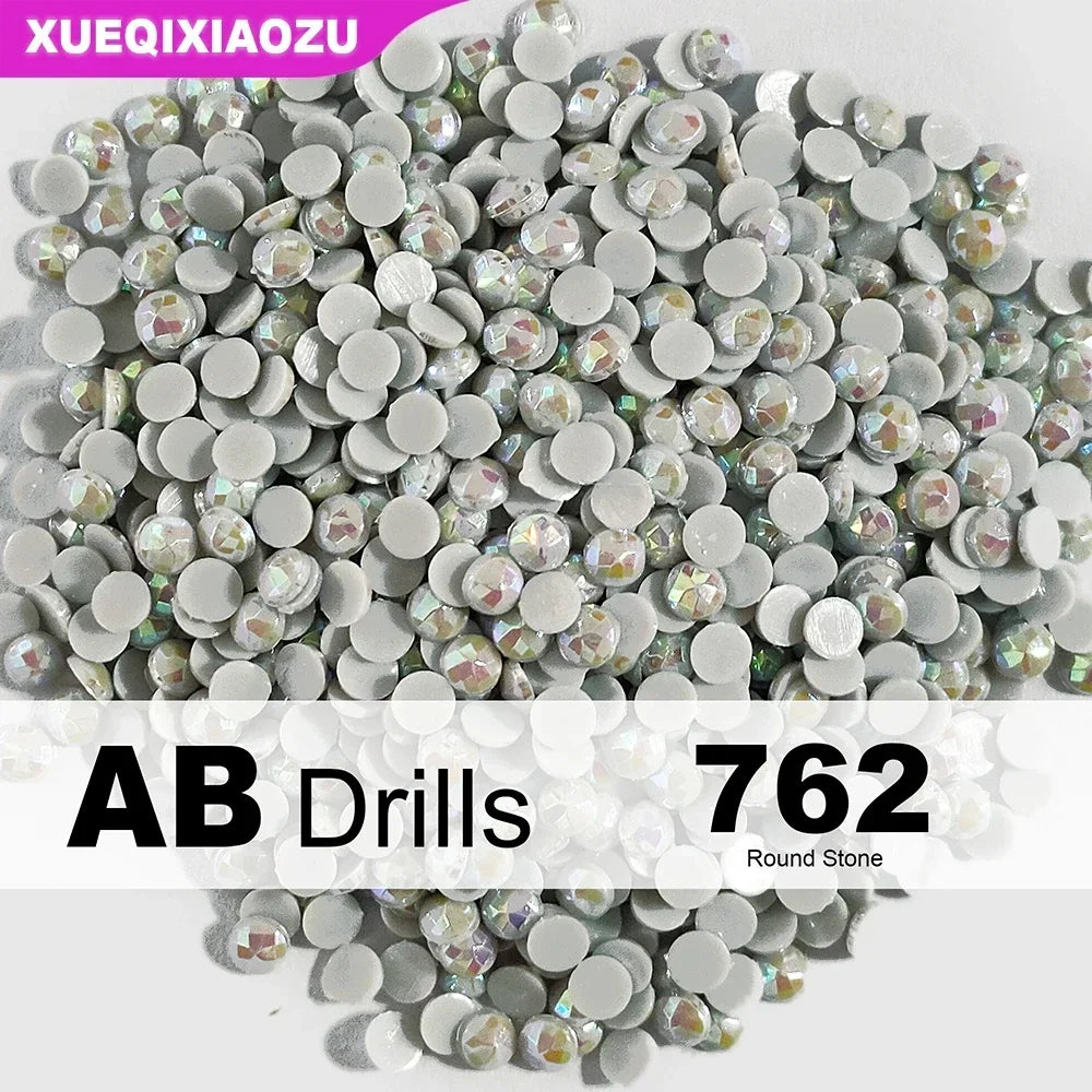 AB Round Diamond Painting Drills – 2.8 mm Colour Refill Pack ca. 1000 pcs