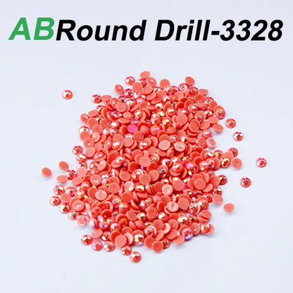 AB Round Diamond Painting Drills – 2.8 mm colour Refill Pack ca. 8000 pcs