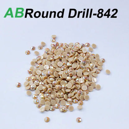 AB Round Diamond Painting Drills – 2.8 mm colour Refill Pack ca. 8000 pcs