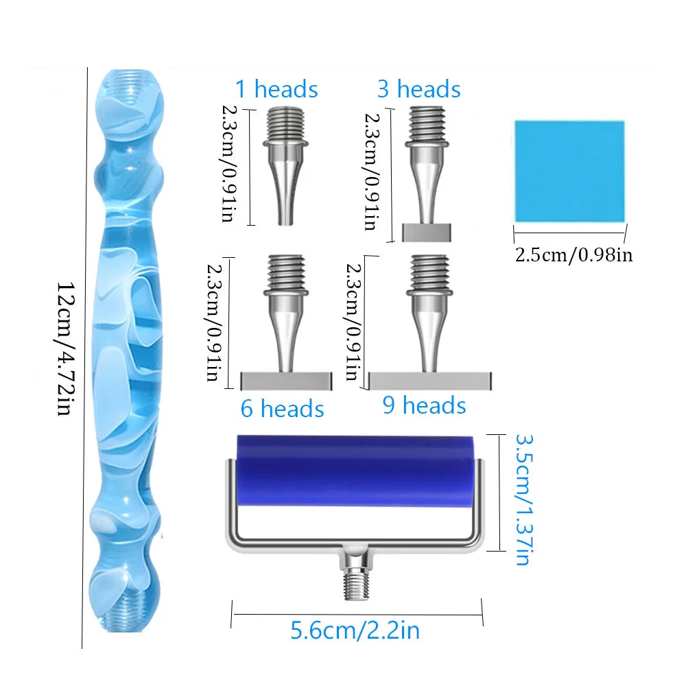 Diamond Painting Pen & Roller Set – Drill Placement Tool Kit