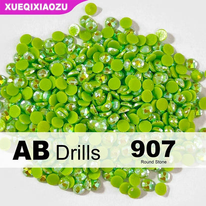 AB Round Diamond Painting Drills – 2.8 mm Colour Refill Pack ca. 1000 pcs