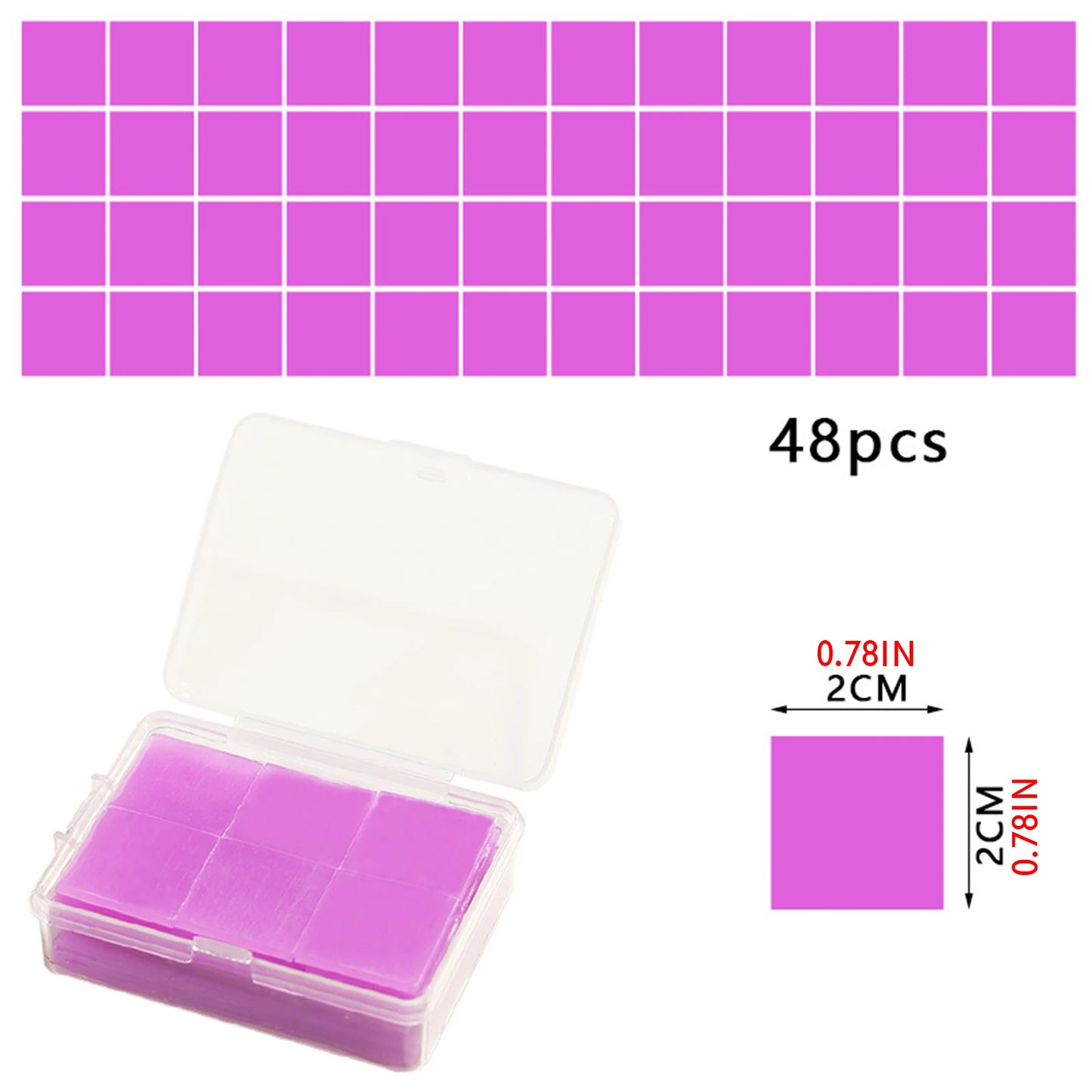 Diamond Painting Wax Storage Box – 48-Piece Glue Clay Set